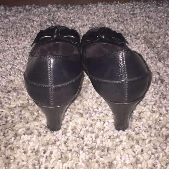 Wedged Open-Toe Heels - Picture 5 of 6